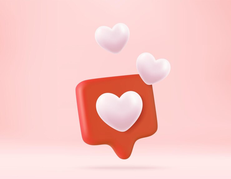 Vecteur concept de plateforme en ligne de médias sociaux 3d