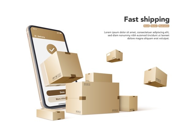 Concept pour un service de livraison rapide