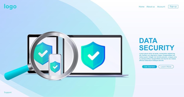 Concept de protection des données Protection de la sécurité des données Sécurité et protection antivirus Centre de données