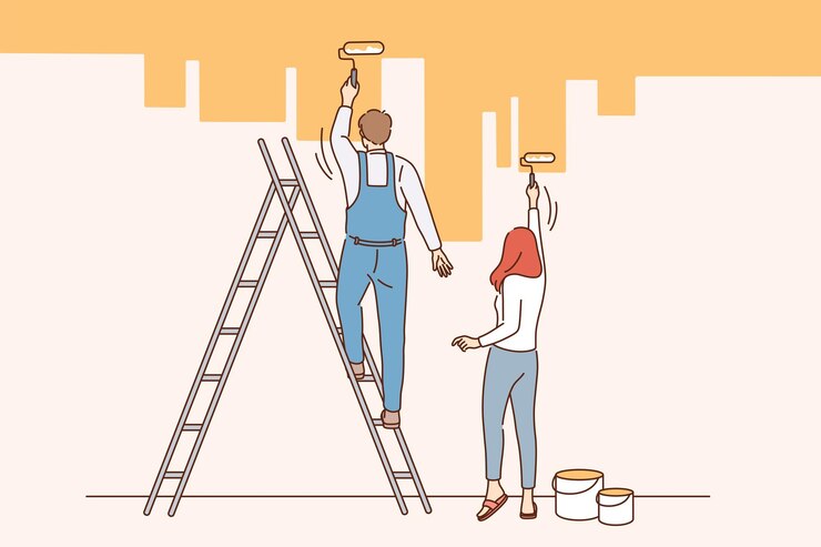Concept de rénovation et de réparation à domicile