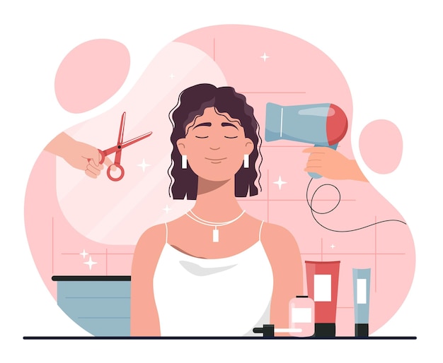 Concept de salon de beauté