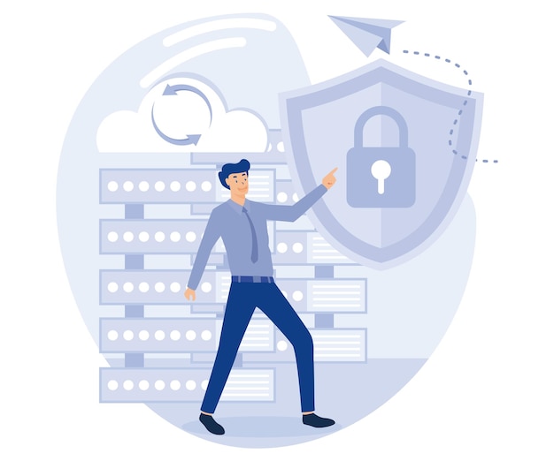 Concept de sécurité de base de données protection des données infrastructure de disque sécurité des informations commerciales