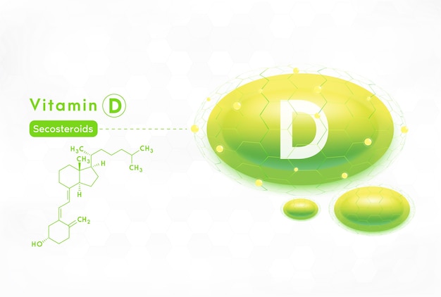 Concept De Sérum Et De Vitamine D.