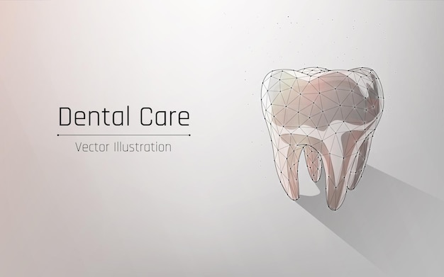 Concept De Soins Dentaires De Dent Humaine