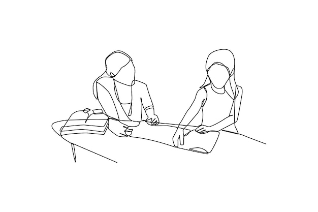 Concept de supermom minimaliste Une maman apprend à sa fille à plier des vêtements Illustration vectorielle noir et blanc mère supermom fête des mères