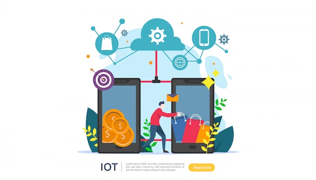 Concept de surveillance IOT smart house