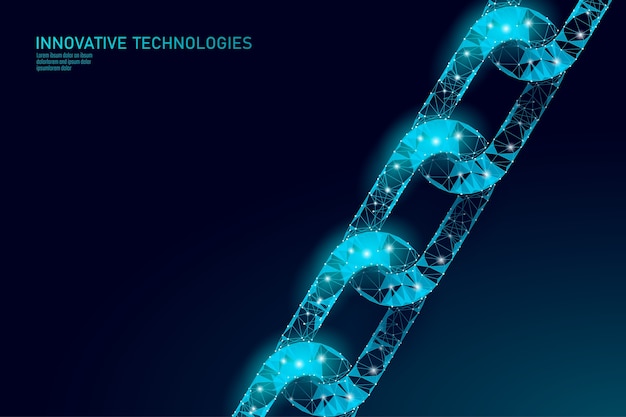 Concept de symbole d'entreprise Blockchain. Sécurité des informations financières du réseau de connexion en chaîne. . Commerce électronique de technologie mondiale en ligne