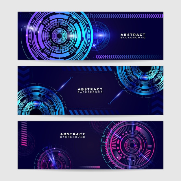 Concept de technologie abstraite Carte de circuit imprimé haute couleur de fond d'ordinateur Illustration vectorielle