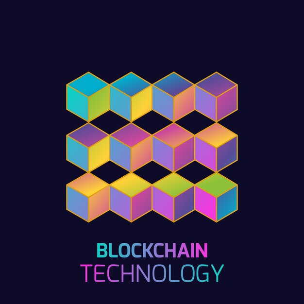Le concept de technologie blockchain