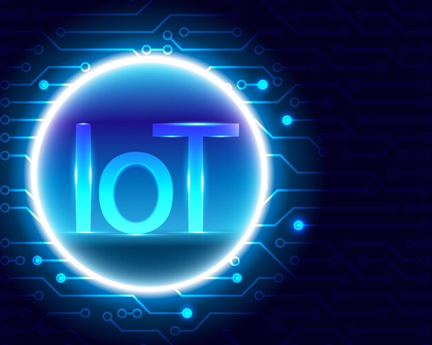 Concept de la technologie de l&#39;Internet des objets (IOT).