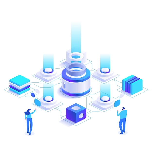Concept de technologies innovantes et numériques Informatique et traitement des données