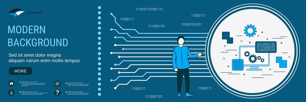 Concept de traitement des données informatiques