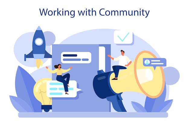 Concept de travail communautaire