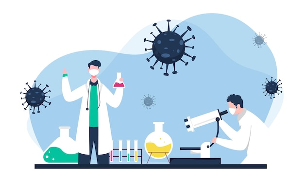 Concept de vaccin Covid-19