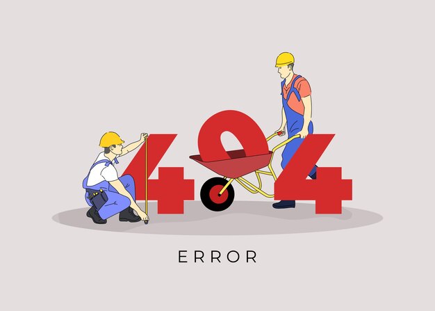 Concept De Vecteur D'erreur 404 Gratuit Pour La Page D'atterrissage