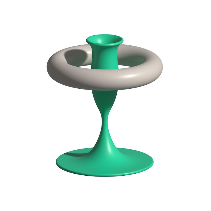 Vecteur conception 3d isolée sur fond blanc