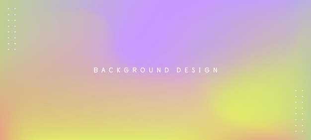 Conception Abstraite D'arrière-plan Flou Coloré Pour Votre Bannière De Dépliant De Couverture Et Votre Page De Destination