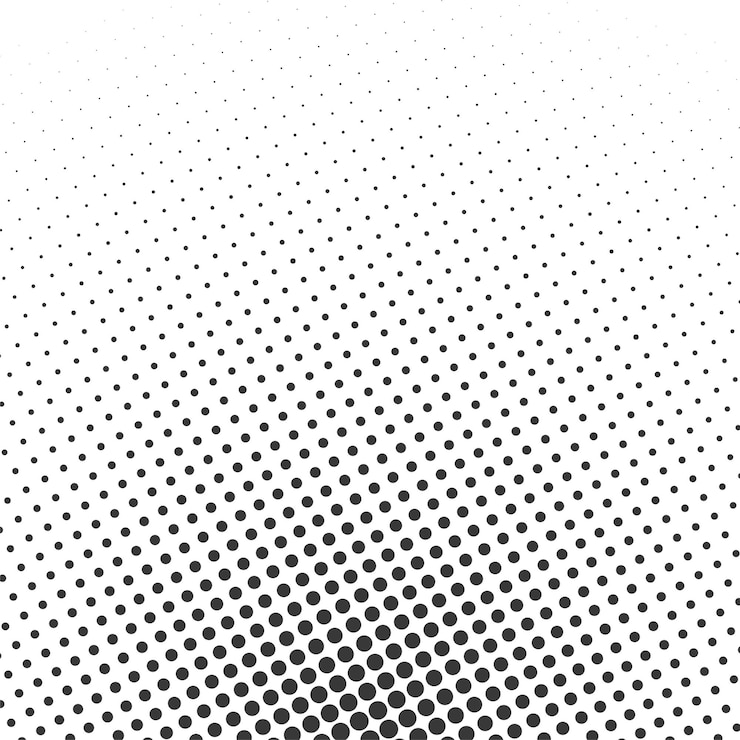 Vecteur conception abstraite d'un fond noir et blanc à mi-ton