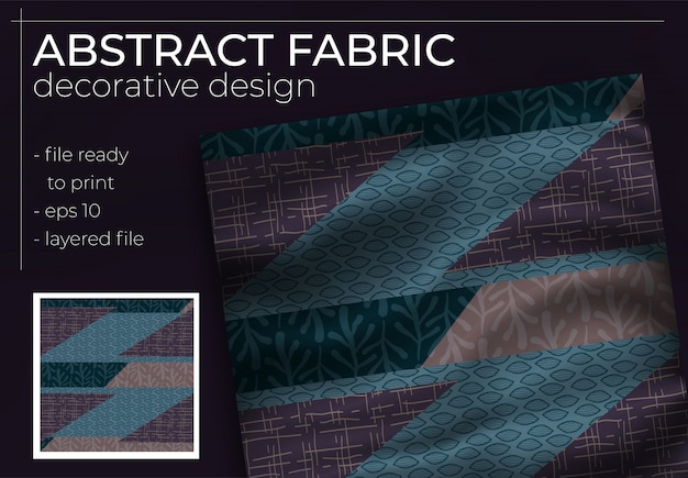 Vecteur conception abstraite de foulard en soie en carré pour impression hijab, foulard en soie ou foulard, etc.