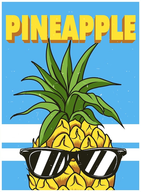 Conception D'affiche D'ananas Pour Impression