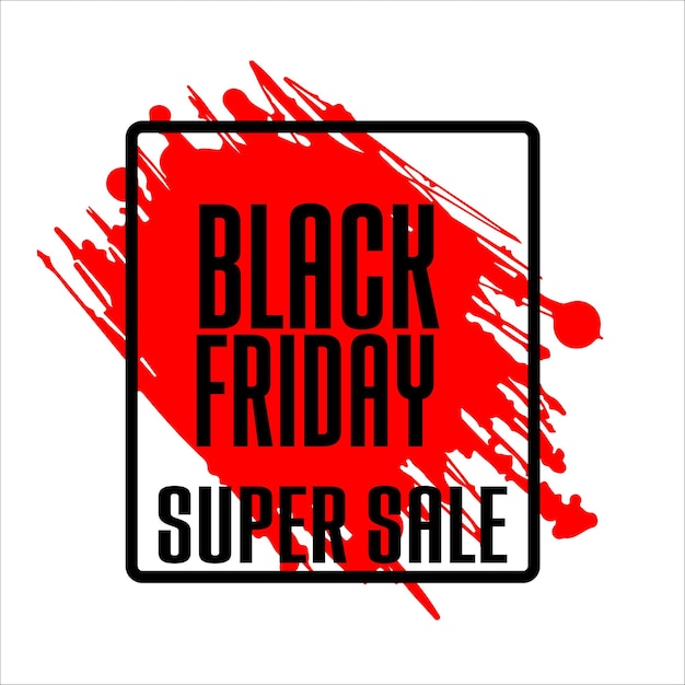 Vecteur conception d'affiche ou de bannière de promotion de vente du vendredi noir, offre spéciale, promotion et shopping