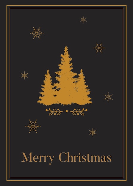 Conception d'affiche de carte de voeux joyeux Noël