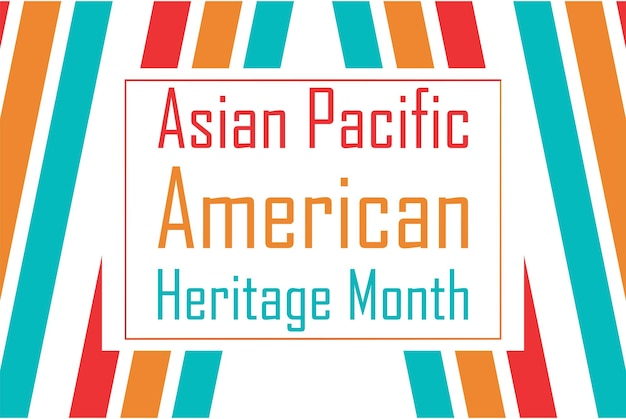 Conception d'affiche du Mois du patrimoine américain d'Asie-Pacifique.