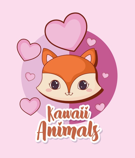 Conception D'animaux Kawaii