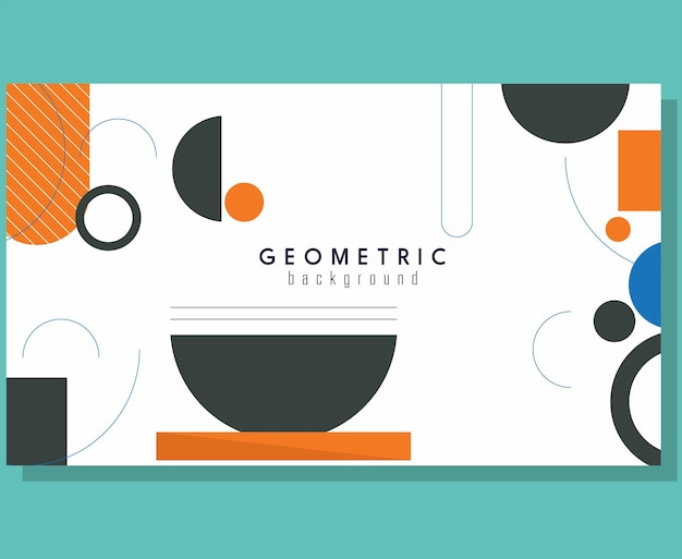 Conception D'arrière-plan Géométrique Abstraite