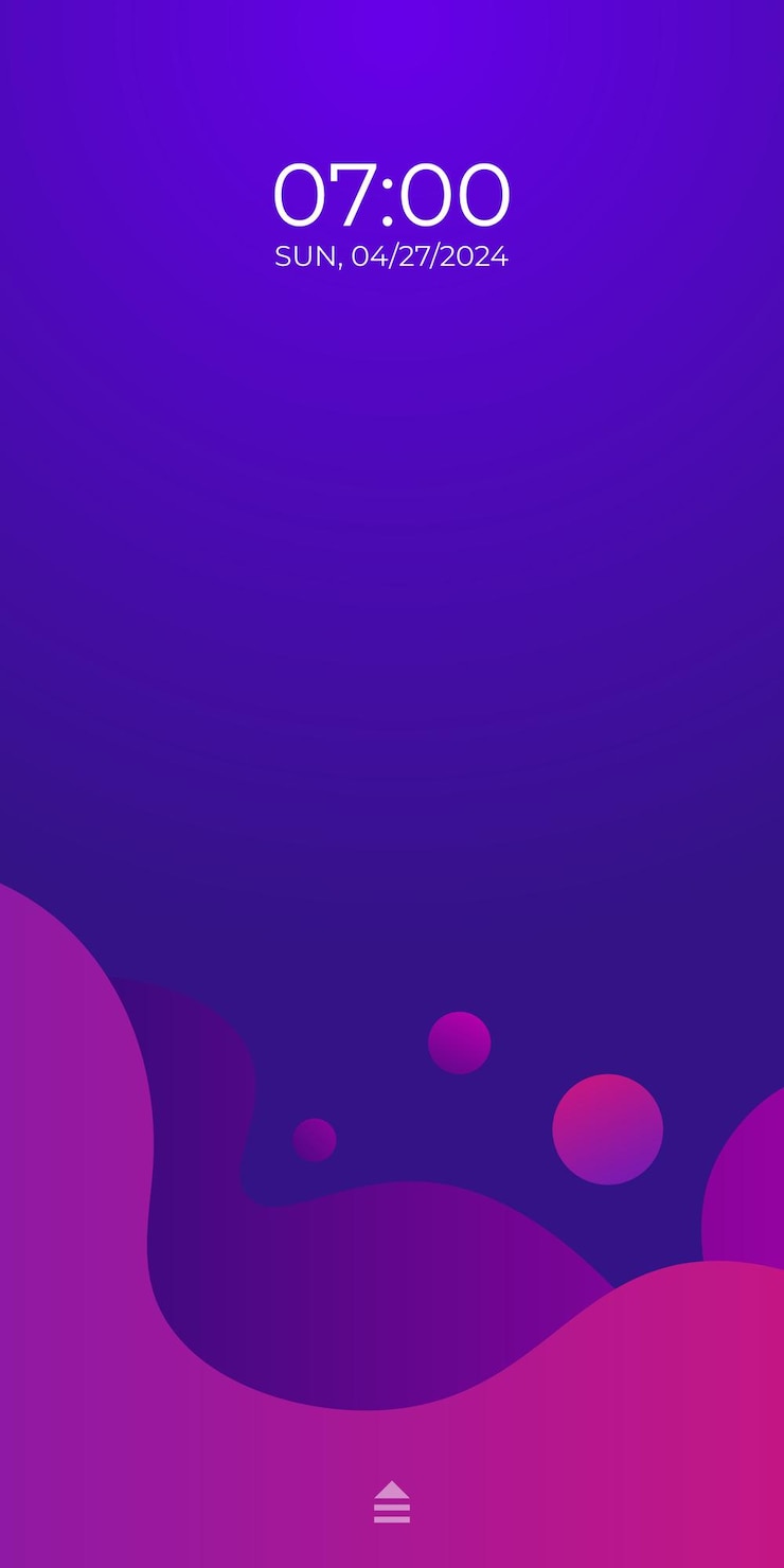 Vecteur conception d'arrière-plan de papier peint liquide à gradient violet