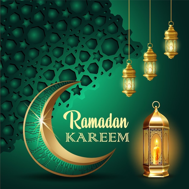 Vecteur la conception d'arrière-plan de ramadan kareem