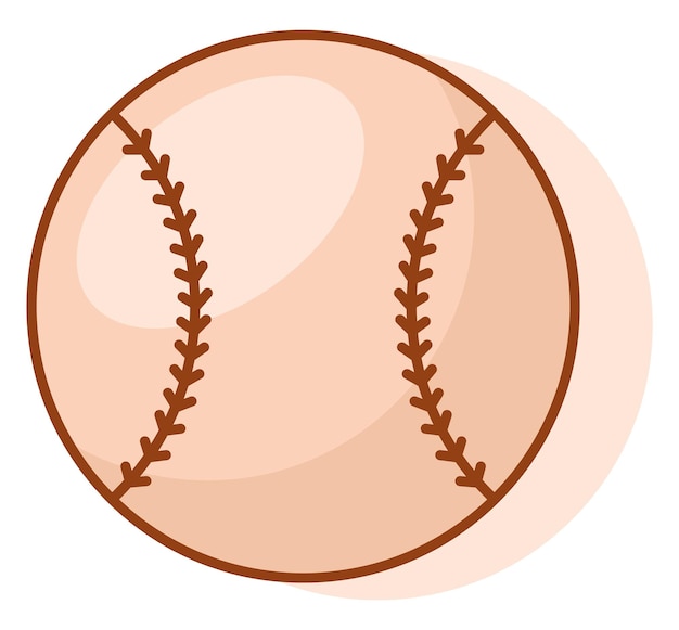 Vecteur conception de balle de baseball