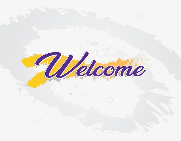 Conception d'une bannière de bienvenue