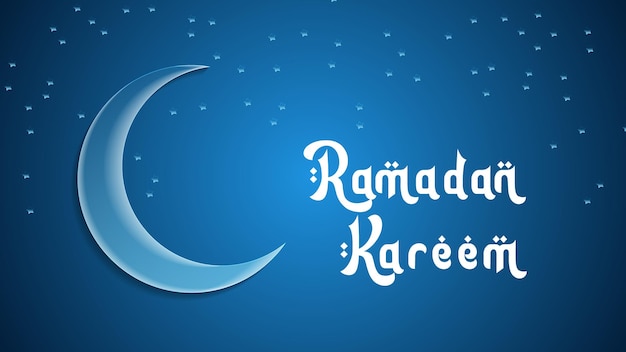 Conception De Bannière De Salutations Ramadan Kareem