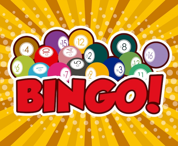 Vecteur conception de bingo
