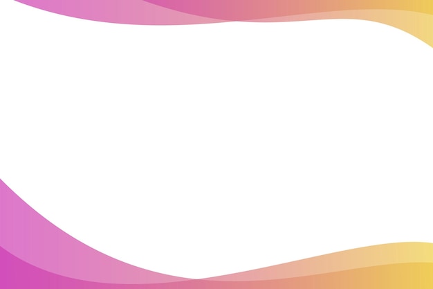 Conception de la bordure ondulée avec des couleurs de gradient