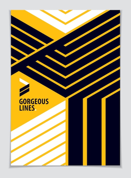 Conception de brochure de couverture minimaliste. motif géométrique vectoriel arrière-plan abstrait. disposition pour la couverture, la plaquette, l'affiche, le dépliant et la bannière. format d'impression A4.
