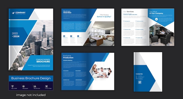 Conception De Brochure D'entreprise De 8 Pages