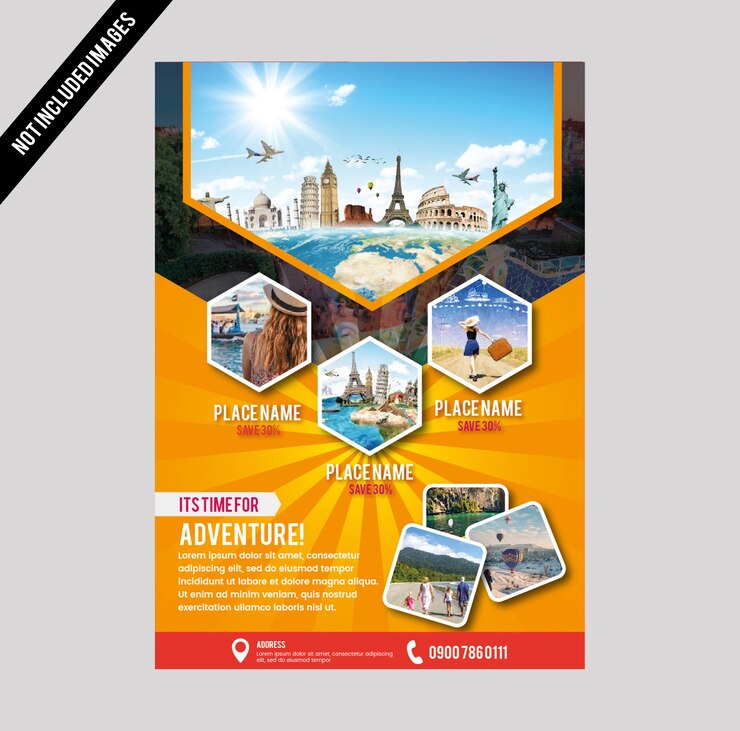 Vecteur conception de la brochure