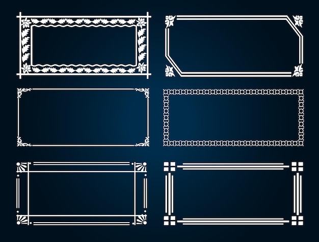 conception de cadre de bordure