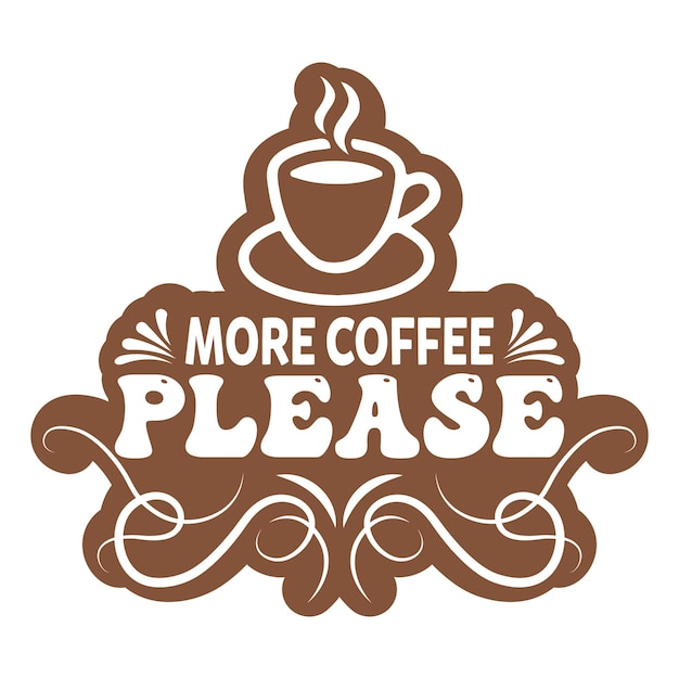 conception de café svg