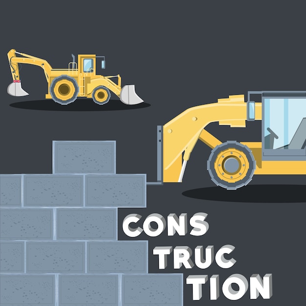 Conception De Camions De Construction