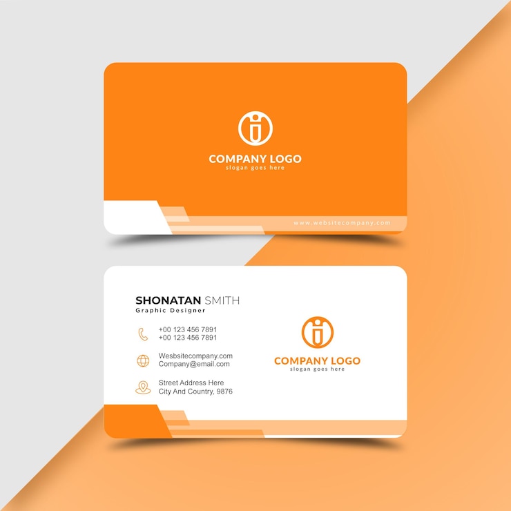 Vecteur conception de carte de visite professionnelle