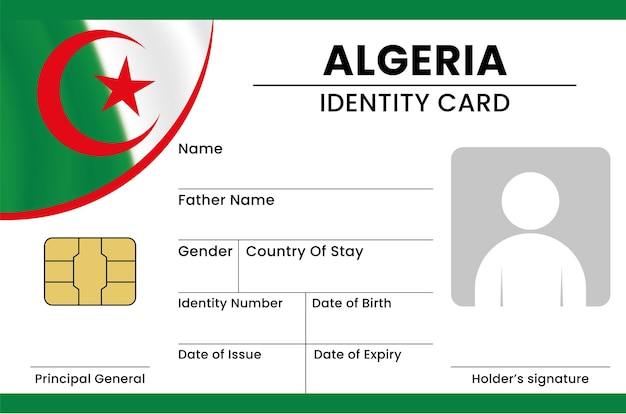 Conception De Cartes D'algérie