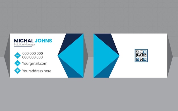 Conception de cartes de visite pour une entreprise appelée John's.