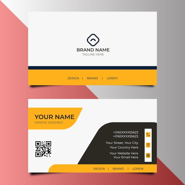 Conception de cartes de visite