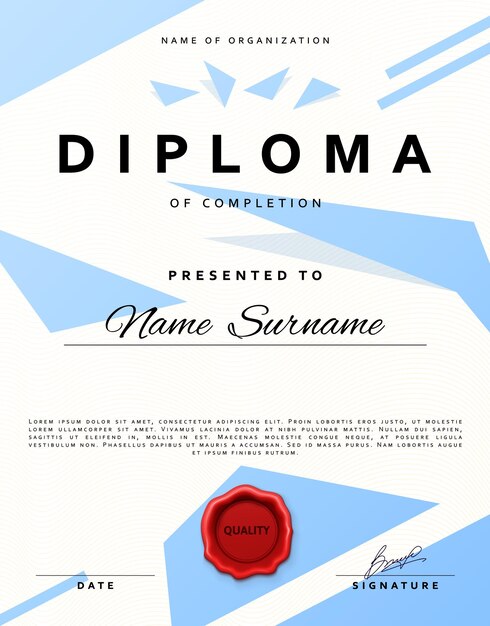 Conception de certificat. Bordure de certificat. Cadre de certificat. Certificat et diplôme. Certificat de réussite. Certificat cadeau premium. Certificat guilloché