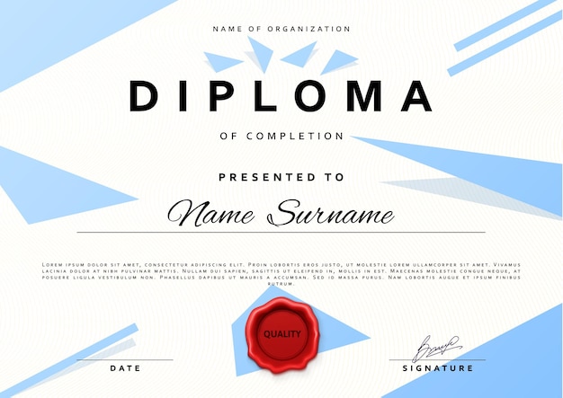 Conception de certificat. Bordure de certificat. Cadre de certificat. Certificat et diplôme. Certificat de réussite. Certificat cadeau premium. Certificat guilloché