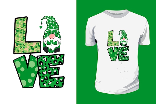 Conception De Citation De Sublimation Love St Patricks Day Gnome