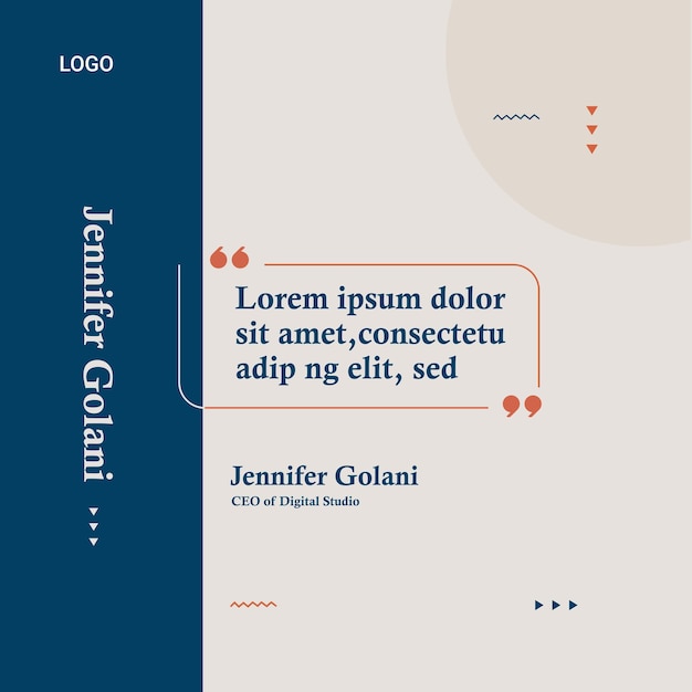 Conception de citations inspirantes avec des éléments esthétiques modernes